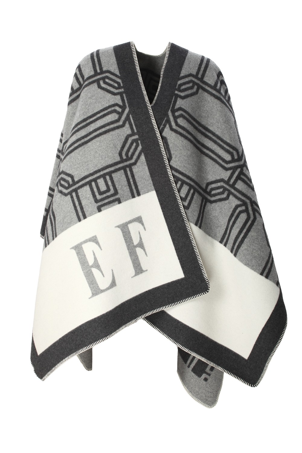 shop ELISABETTA FRANCHI Saldi Mantella: Elisabetta Franchi mantella in lana jacquard con lettering. 
Mantella in misto lana jacquard con cornice color block e macro lettering.
Dimensioni: 140 x 180 cm.
Composizione: 36% Viscosa 21% Lana 21% Acrilico 19% Cotone 03% Cashemere.
Made in Italy.. MT02F47E2-DE2 number 7188370